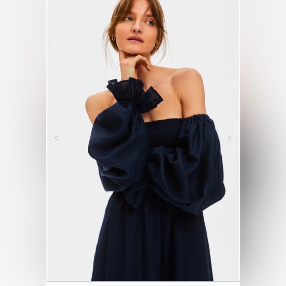 SLEEPER Atlanta Linen midi dress - brand new with tag - Picture 11 of 11